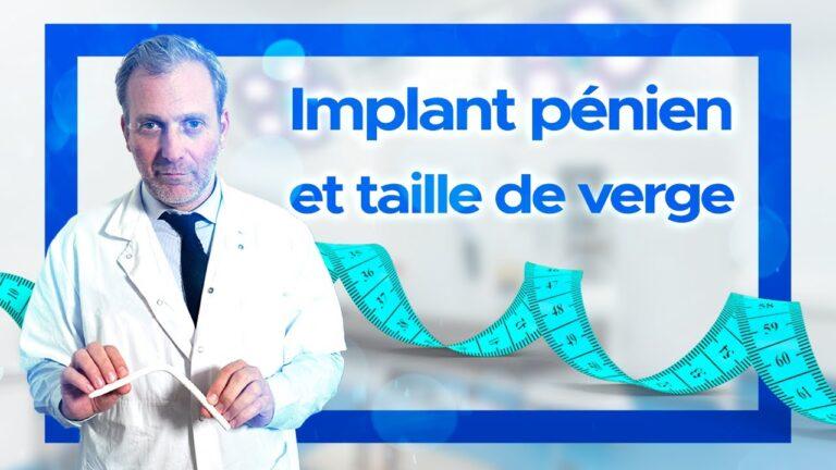 Implant pénien et taille de verge